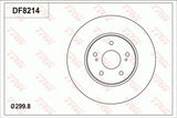 Brake Disc DF8214 - TRW