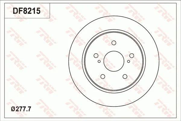 Brake Disc DF8215 - TRW