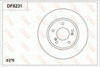 Brake Disc DF8231S - TRW