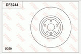 Brake Disc DF8244S - TRW