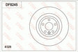 Brake Disc DF8245S - TRW