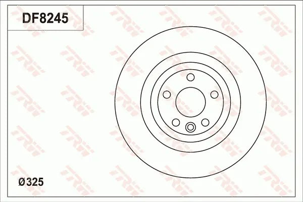 Brake Disc DF8245S - TRW