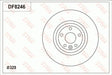 Brake Disc DF8246S - TRW