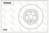 Brake Disc DF8246S - TRW