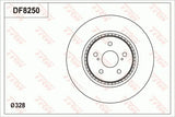 Brake Disc DF8250S - TRW