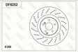 Brake Disc DF8252S - TRW