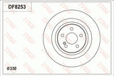 Brake Disc DF8253S - TRW