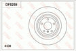 Brake Disc DF8259S - TRW