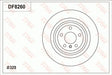 Brake Disc DF8260S - TRW