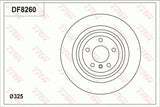 Brake Disc DF8260S - TRW
