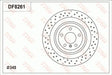 Brake Disc DF8261S - TRW