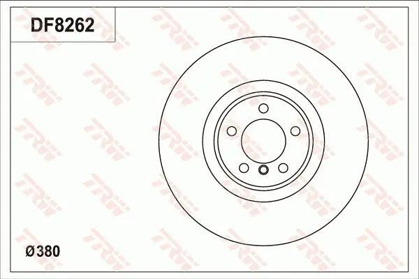 Brake Disc DF8262S - TRW