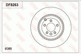 Brake Disc DF8263S - TRW