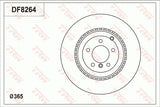 Brake Disc DF8264S - TRW