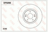 Brake Disc DF8266S - TRW