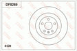 Brake Disc DF8269S - TRW
