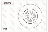 Brake Disc DF8276S - TRW