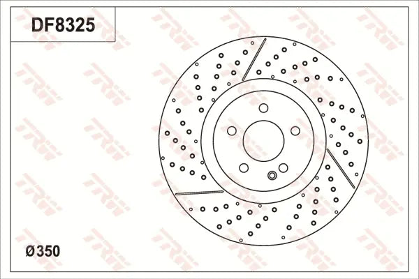Brake Disc DF8325S - TRW