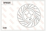 Brake Disc DF8325S - TRW