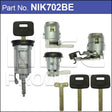 Lock set NIK702BE - Nice Products | Universal Auto Spares