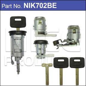 Lock set NIK702BE - Nice Products | Universal Auto Spares