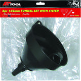 160mm (6 1/2") Flexy Funnel Mesh Filter Flexible Nozzle - PKTool | Universal Auto Spares