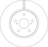 Brake Disc DF8411S - TRW