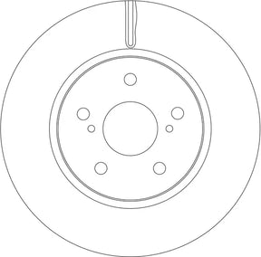 Brake Disc DF8411S - TRW