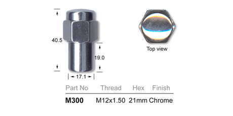 Mag Nuts M300 - Nice Products | Universal Auto Spares