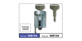 Ignition Barrel NIB154 - Nice Products | Universal Auto Spares