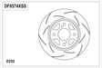Brake Disc DF8574S - TRW
