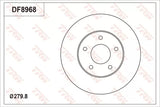 Brake Disc DF8968S - TRW