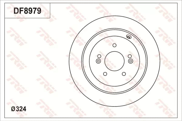 Brake Disc DF8979S - TRW