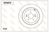 Brake Disc DF8979S - TRW