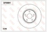 Brake Disc DF8999 - TRW