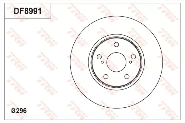 Brake Disc DF8999 - TRW
