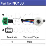 Ignition Switch NC133 - Nice Products | Universal Auto Spares