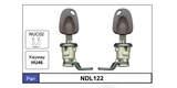 Door Locks pair NDL122 - Nice Products | Universal Auto Spares