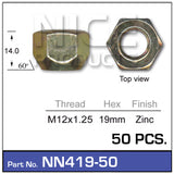 Wheel Nut NN419-50 - Nice Products | Universal Auto Spares