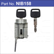 Ignition Barrel NIB158 - Nice Products | Universal Auto Spares