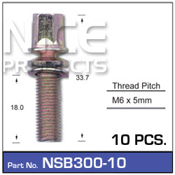 Shear Bolt (10) NSB300-10 - Nice Products | Universal Auto Spares