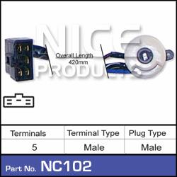 Ignition Switch NC102 - Nice Products | Universal Auto Spares