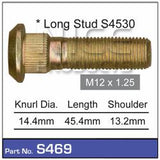 Wheel Stud S469 - Nice Products | Universal Auto Spares