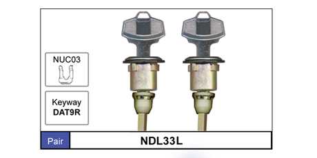 Door Locks pair NDL33L - Nice Products | Universal Auto Spares