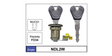 Door Lock NDL2W - Nice Products | Universal Auto Spares