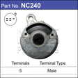 Ignition Switch NC240 - Nice Products | Universal Auto Spares