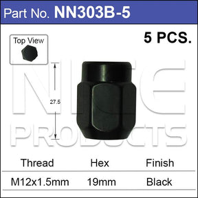 Wheel Nut NN303B-5 - Nice Products | Universal Auto Spares
