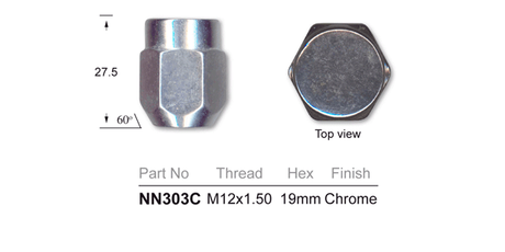 Wheel Nut NN303C - Nice Products | Universal Auto Spares