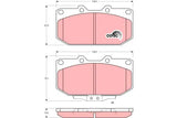 Brake Pad Set, Disc Brake GDB1006DT - TRW