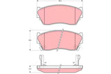 Brake Pad Set, Disc Brake GDB1012 - TRW - Brake Pads - TRW